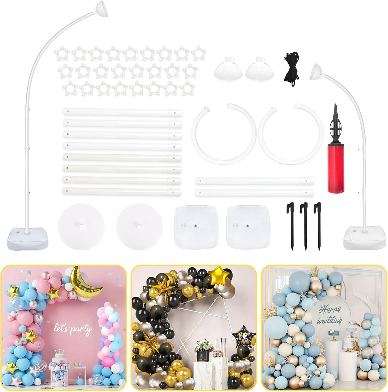 Balloon Arch Kit - AerWo [Versão atualizada] Kit de arco