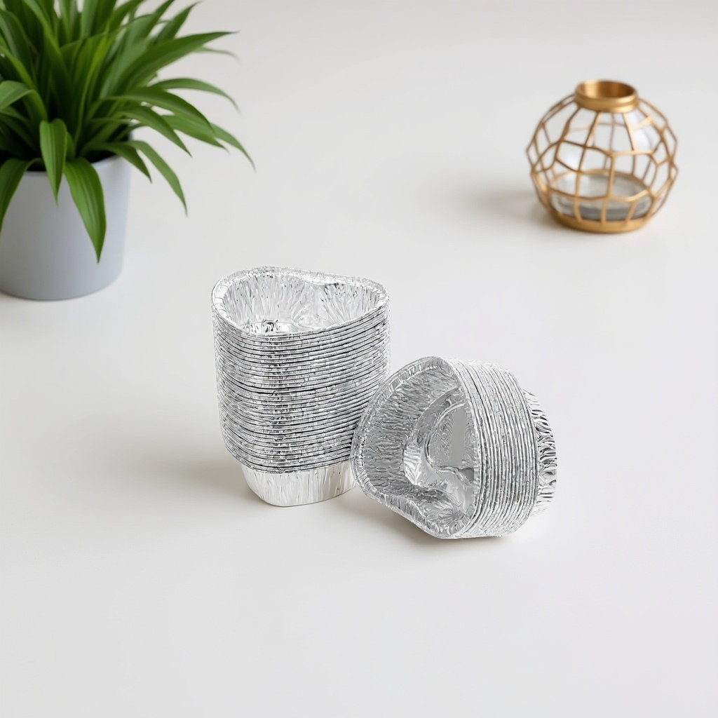 Plastic Cup 50Pcs - 50 unidades de formas de alumínio