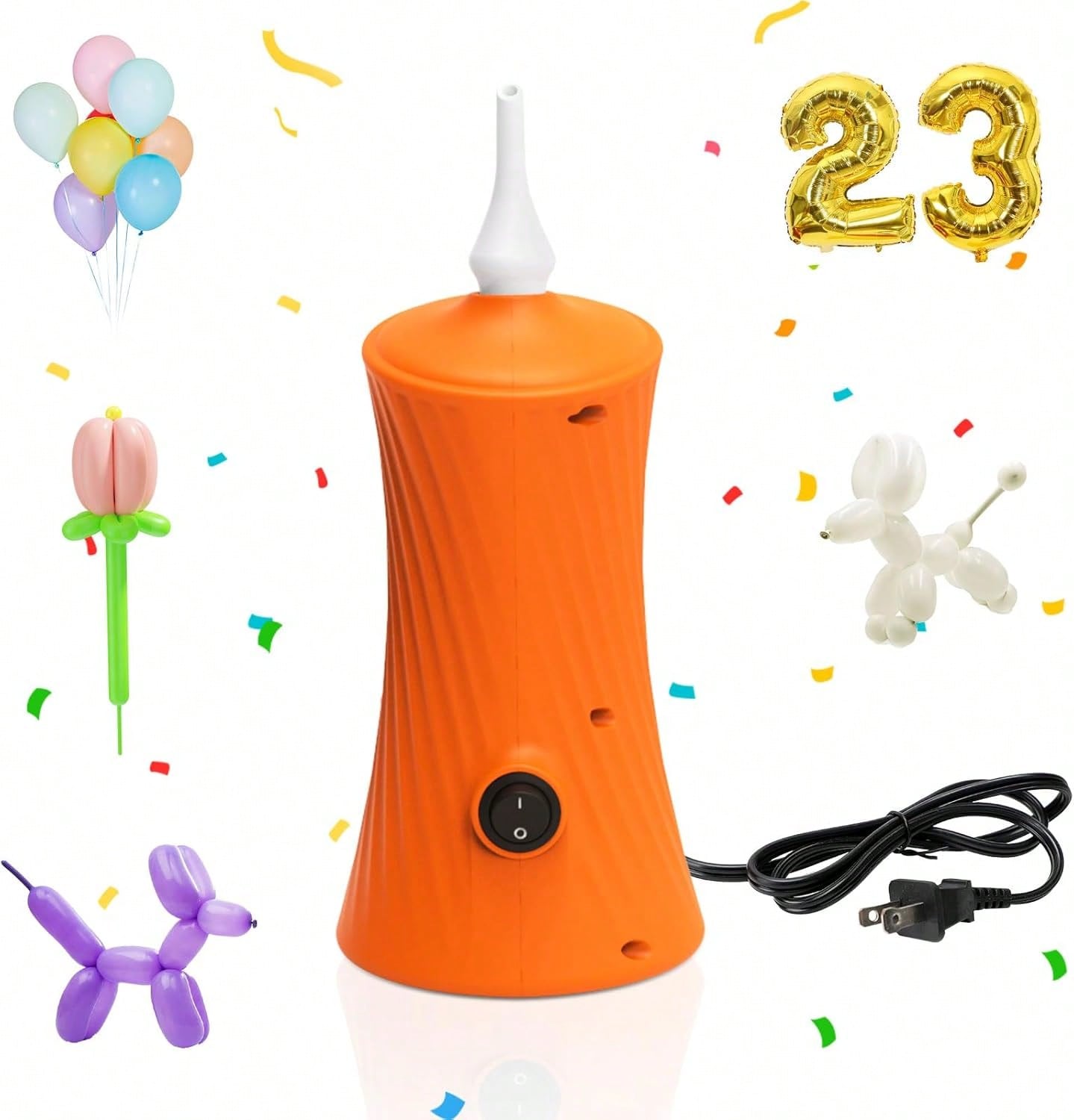 Balloon Pump Hand - Bomba de Ar Elétrica para Balões