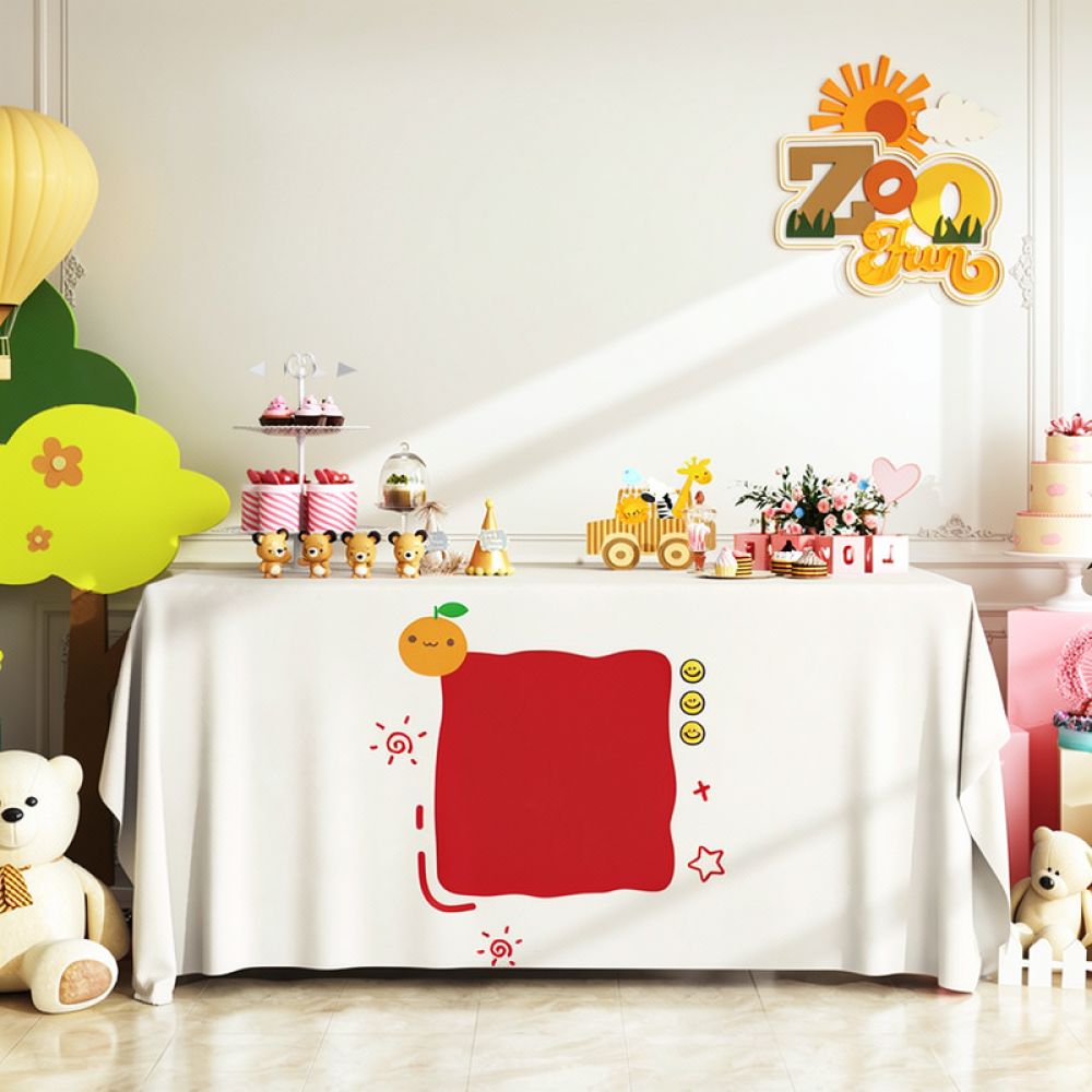 Dessert Table Backdrop - Toalha de mesa festiva, decoração para