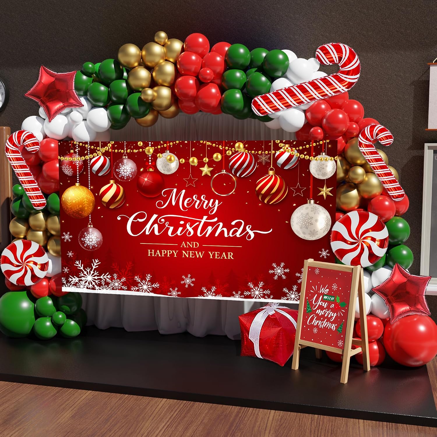 Kit de arco de balões de Natal - Balloon Arch Kit avaliação e preço