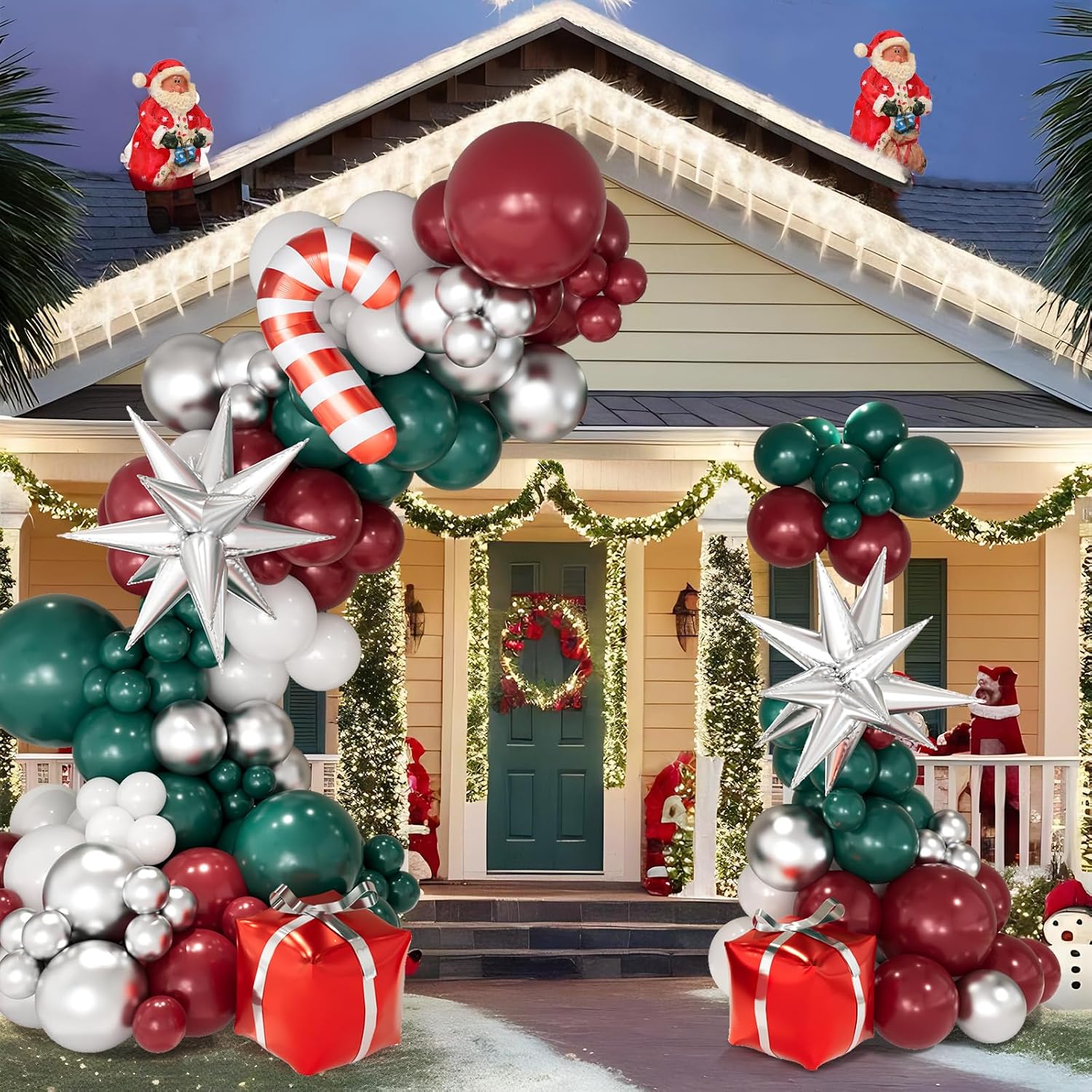 Kit de Arco de Balões de Natal - Balloon Arch Kit avaliação e preço