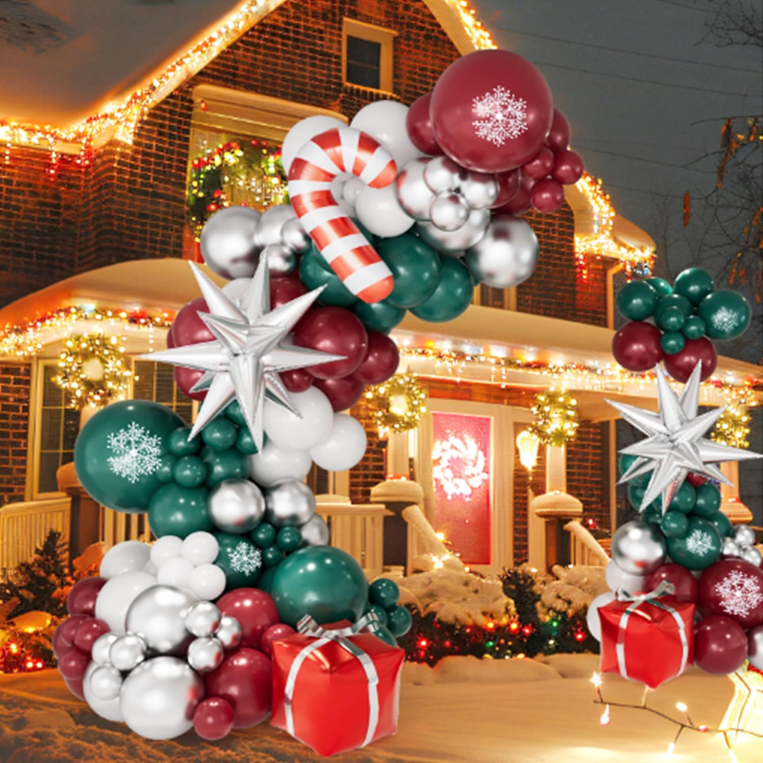 Kit de Arco de Balões de Natal - Balloon Arch Kit avaliação e preço