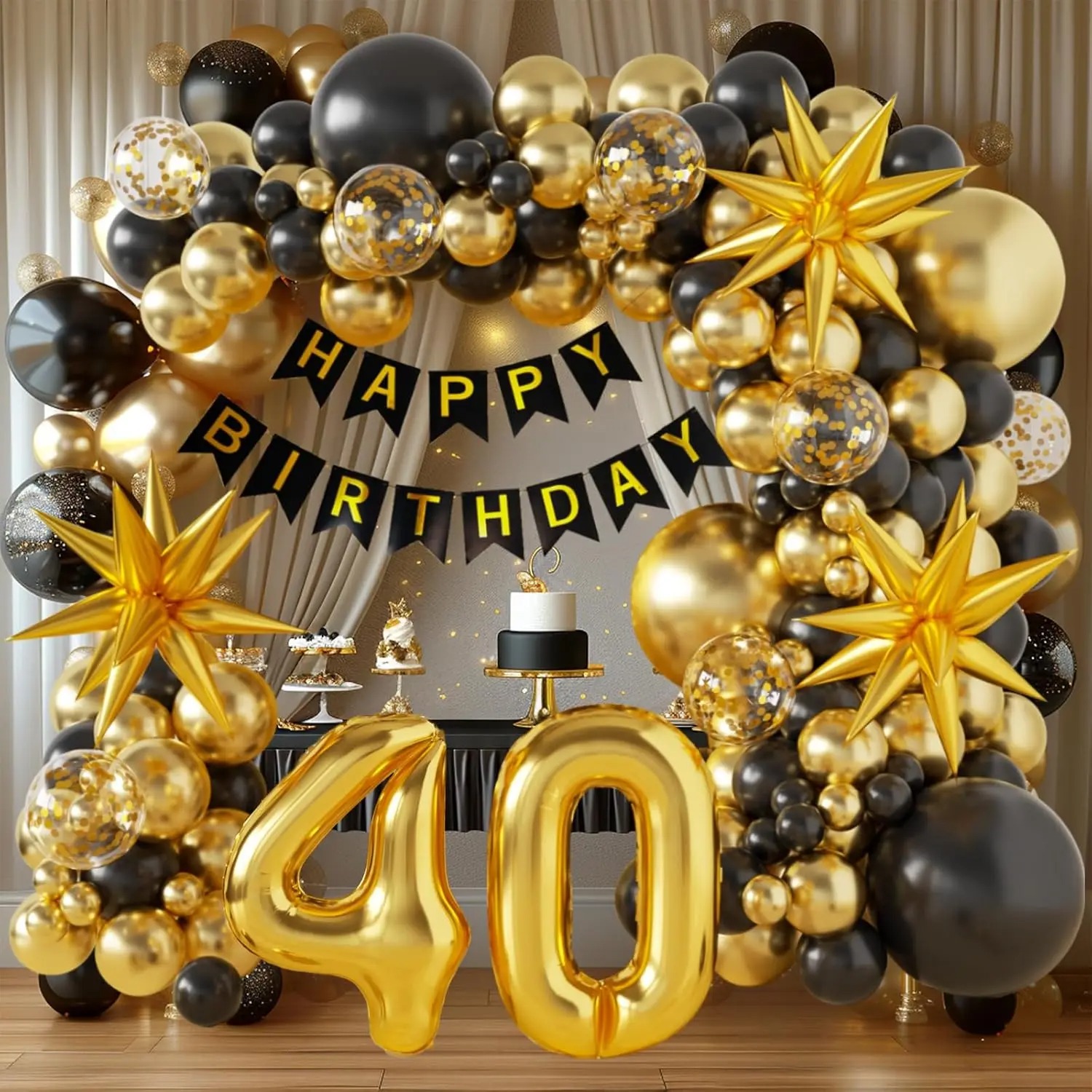 Decorações para Aniversário de - Party Banner Gold avaliação e preço