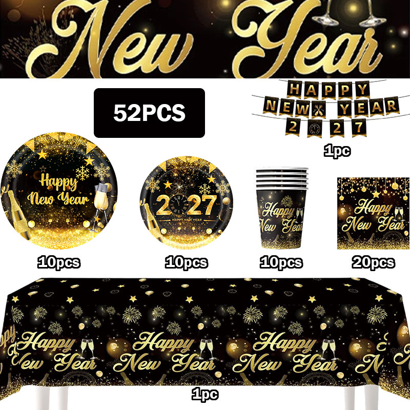 Kit de Decorações para Festa d - Party Banner Gold avaliação e preço