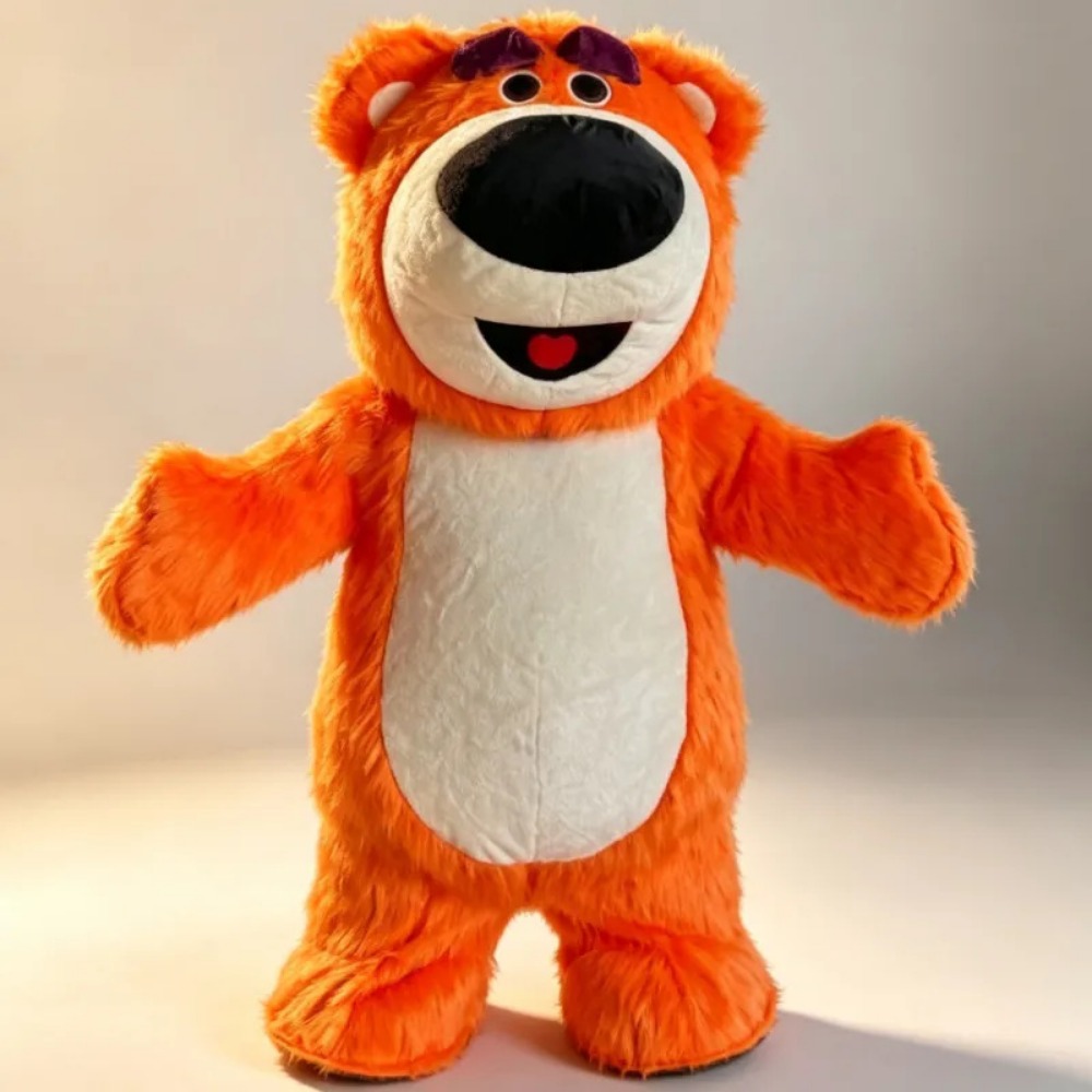 Fato de mascote de urso laranj - Event & Party Supply Photos avaliação e preço