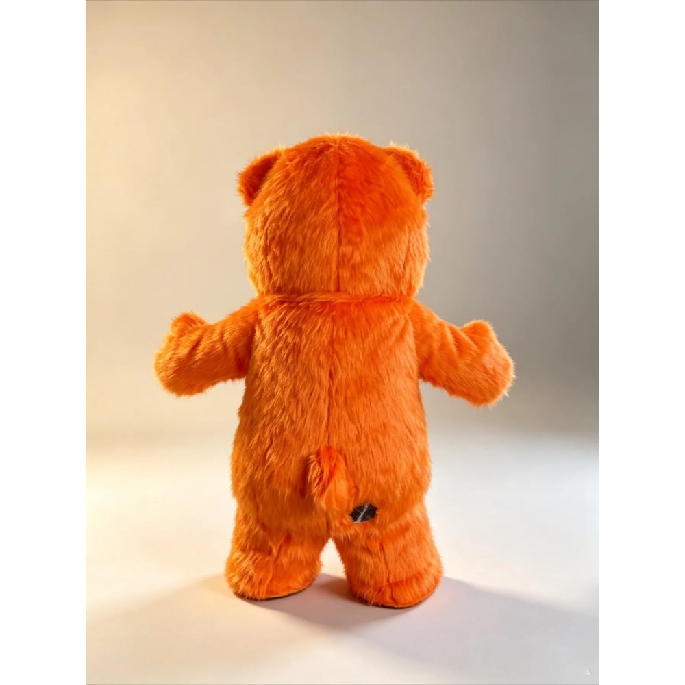 Fato de mascote de urso laranj - Event & Party Supply Photos avaliação e preço