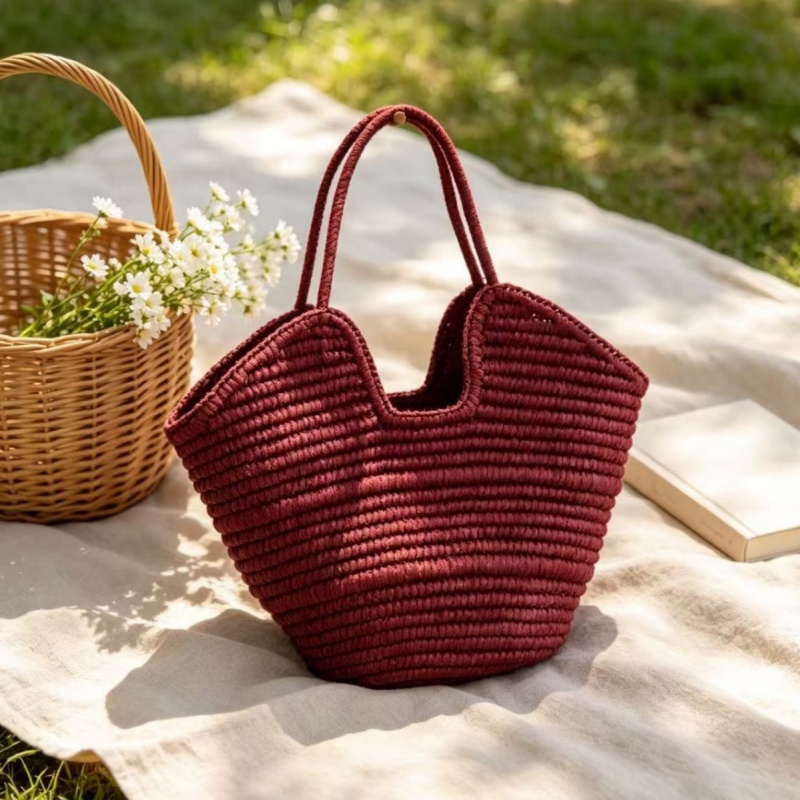 Bolsa de Palha Trançada Estilo - Paper Straw Color avaliação e preço