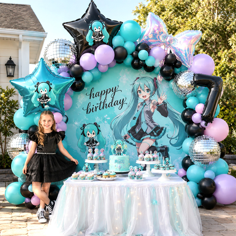 Kit de Arco de Balões Hatsune  - Balloon Arch Kit avaliação e preço