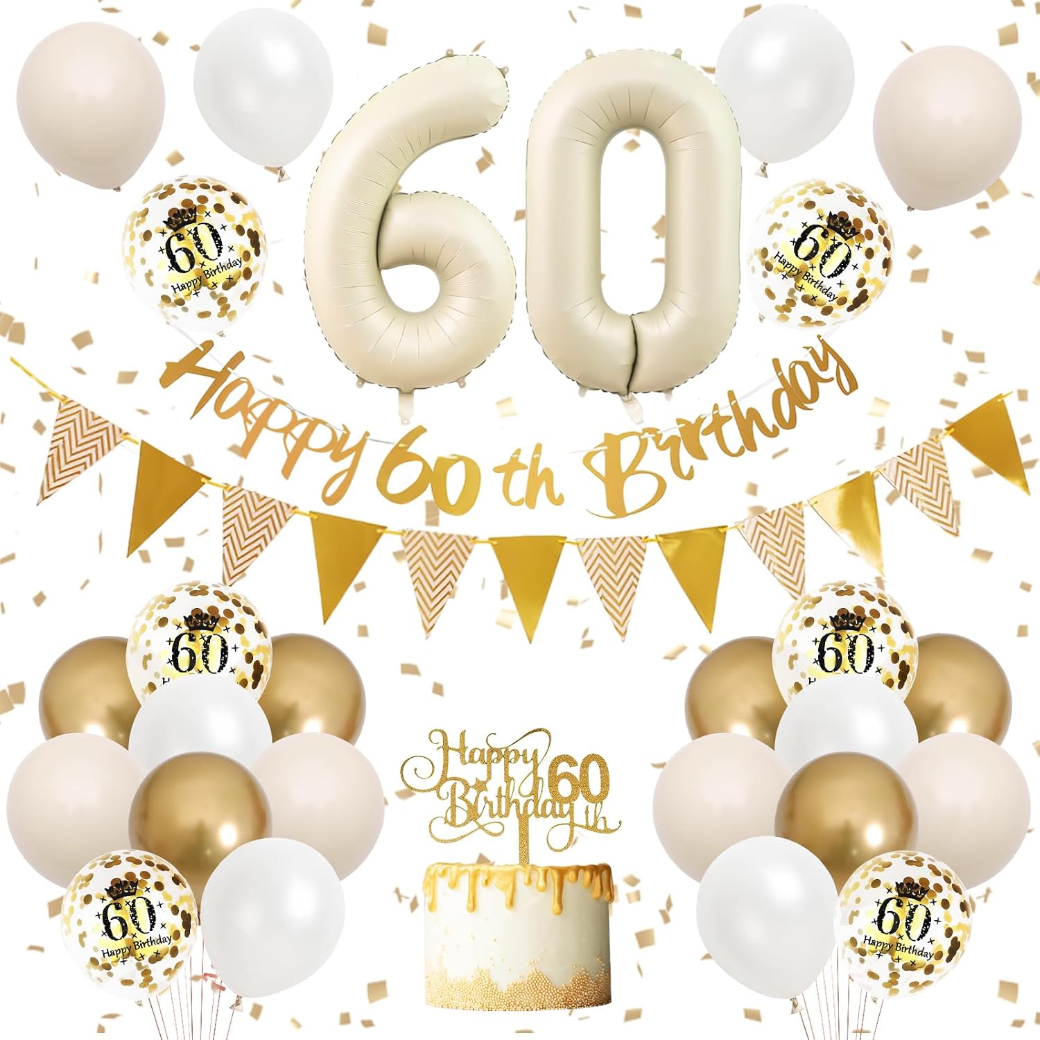 Decorações de Aniversário de 6 - Party Banner Gold avaliação e preço