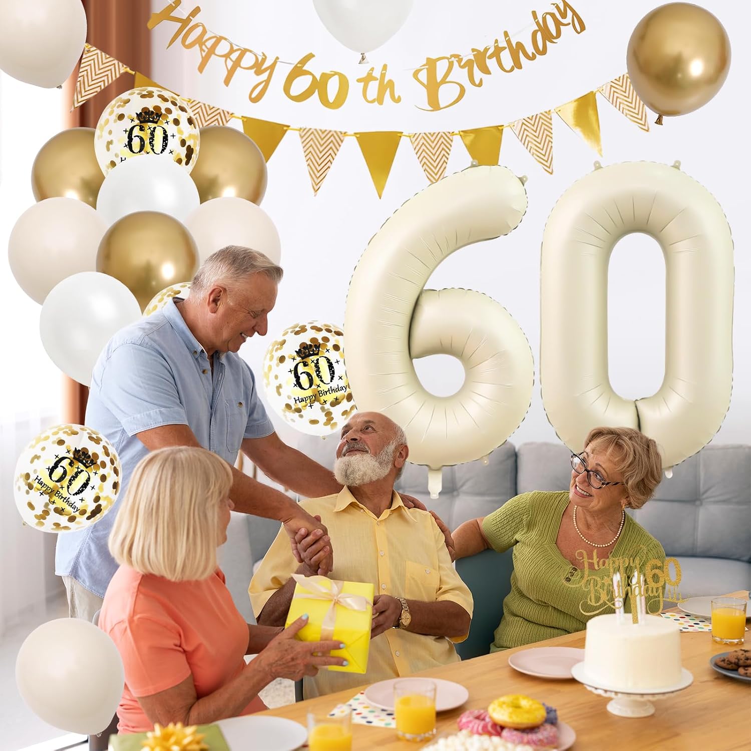 Decorações de Aniversário de 6 - Party Banner Gold avaliação e preço