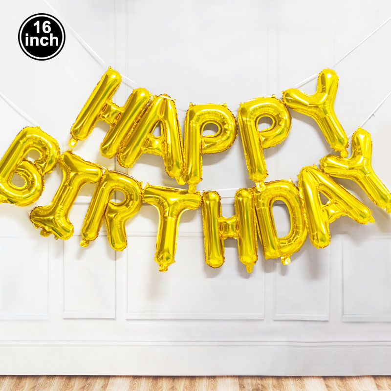 Feliz aniversário decoração ba - Party Banner Gold avaliação e preço