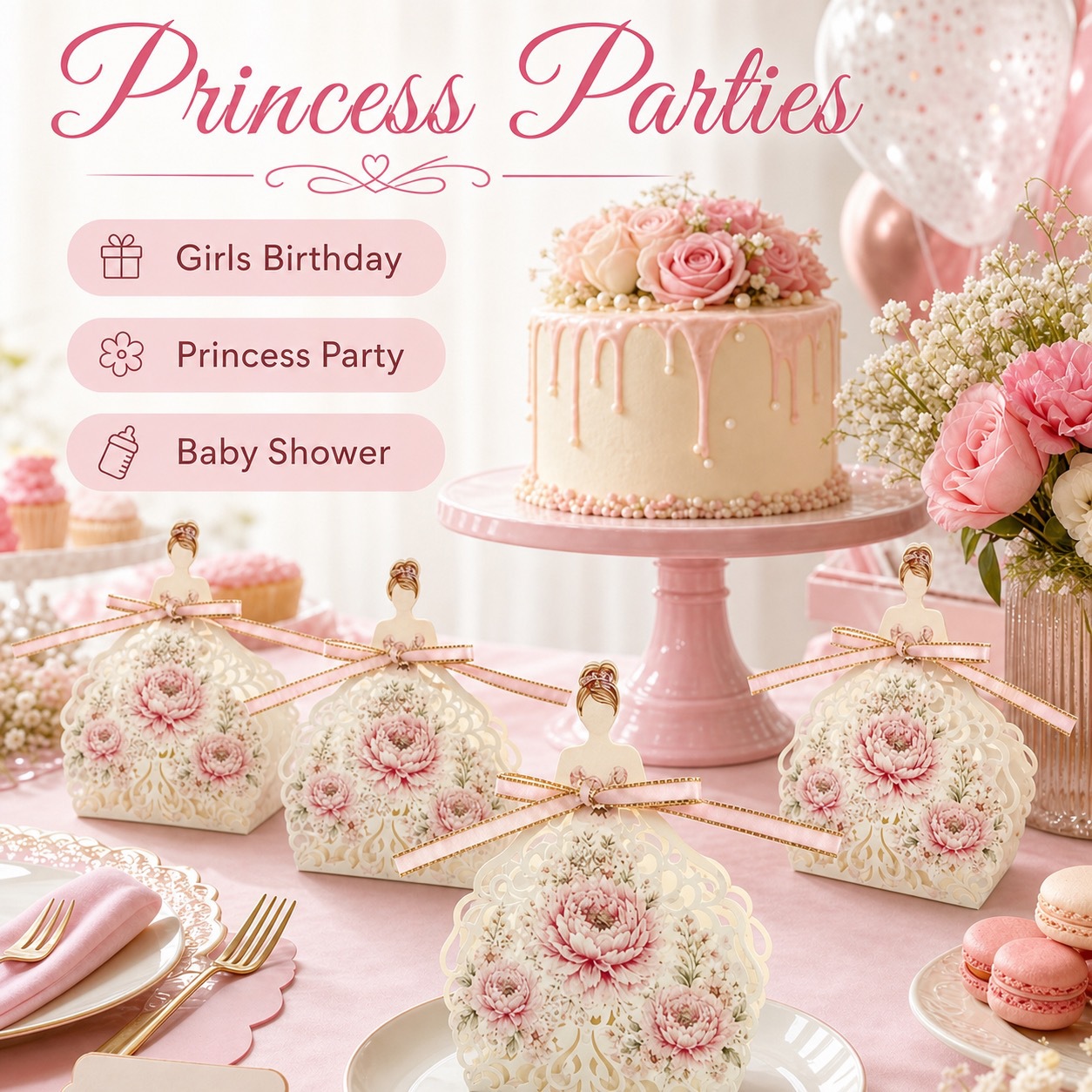 10 Conjuntos de Caixas de Doce - Event Party Box avaliação e preço