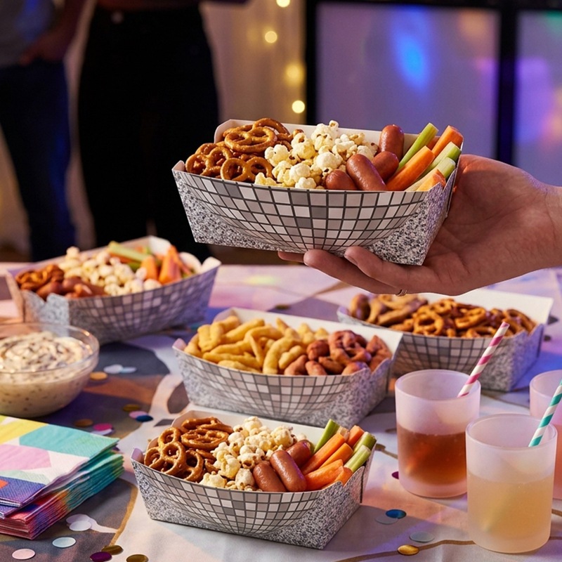 12 Peças Caixa de Pipoca Desca - Event Party Box avaliação e preço