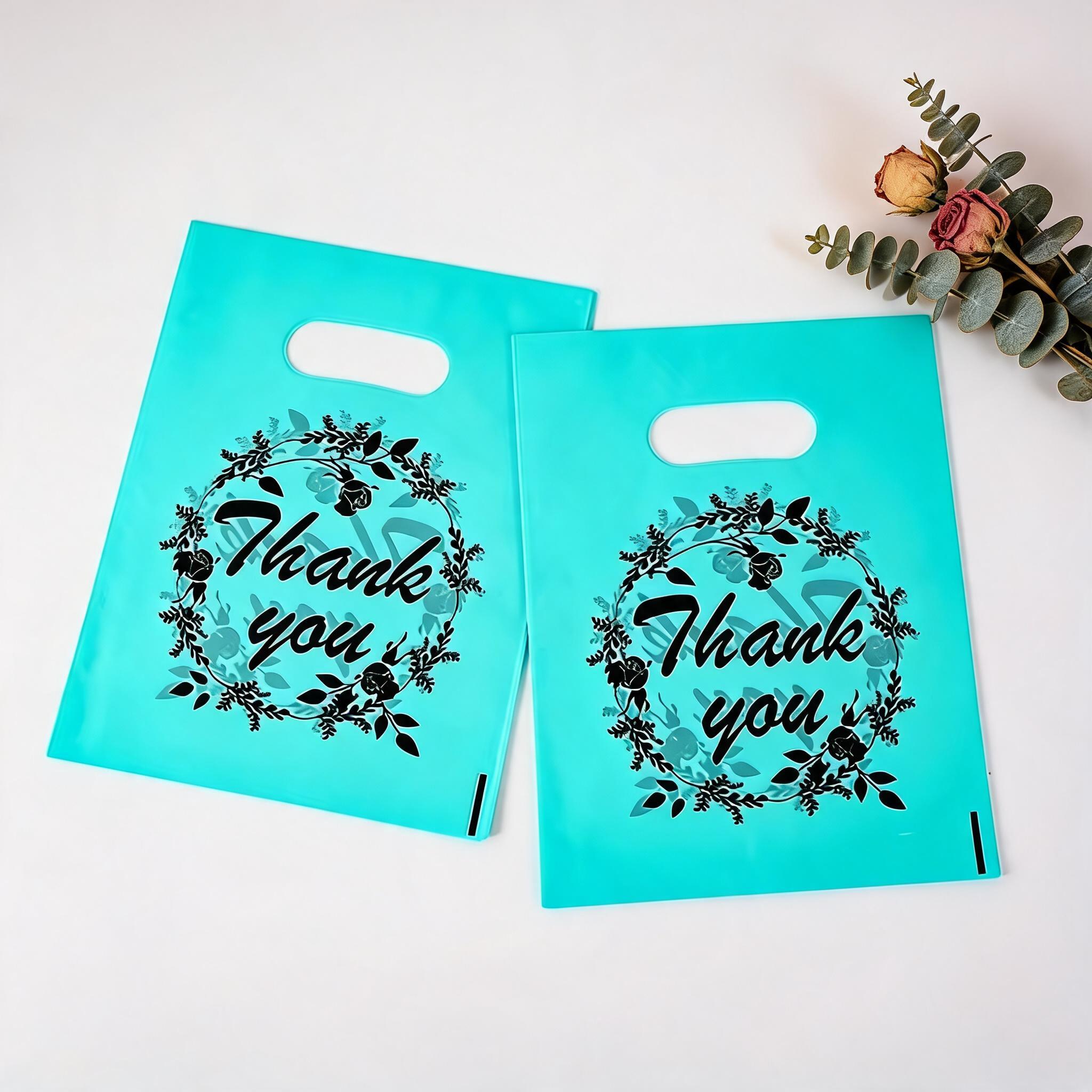 100 Sacolas Plásticas Florais  - Event Party Shop avaliação e preço