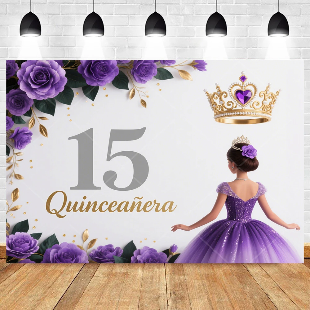 Cenário de Festa de 15 Anos Ro - Party Banner Gold avaliação e preço