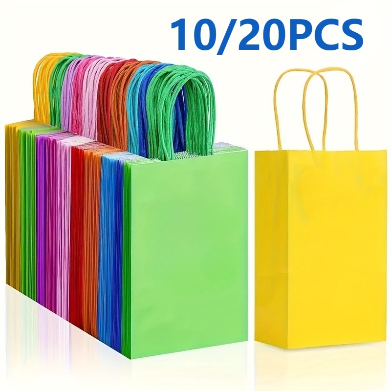 10/20 pçs sacos de papel kraft - Event Party Shop avaliação e preço