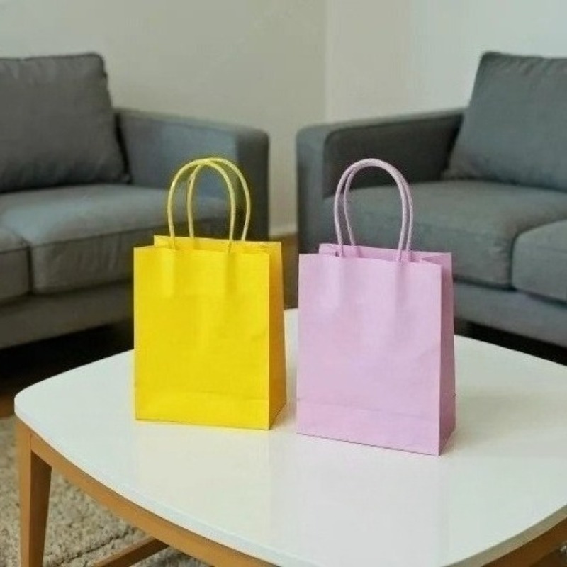 10/20 pçs sacos de papel kraft - Event Party Shop avaliação e preço