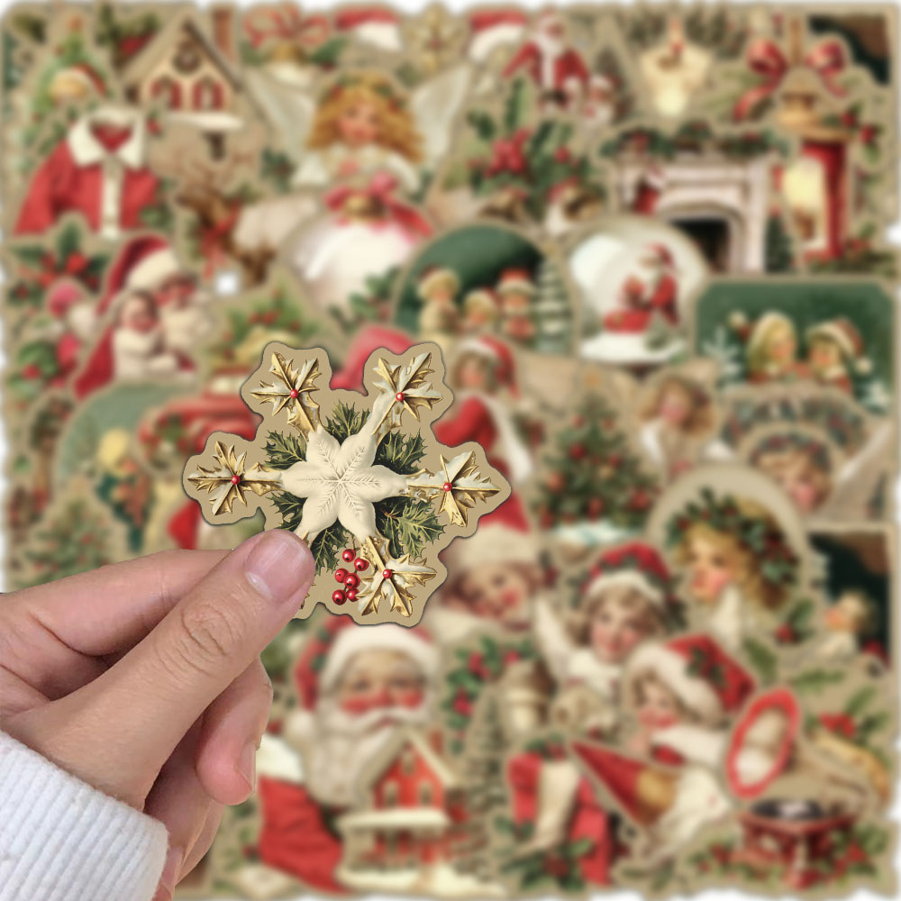 50 pçs criativo retro natal ad - Plastic Cup 50Pcs avaliação e preço