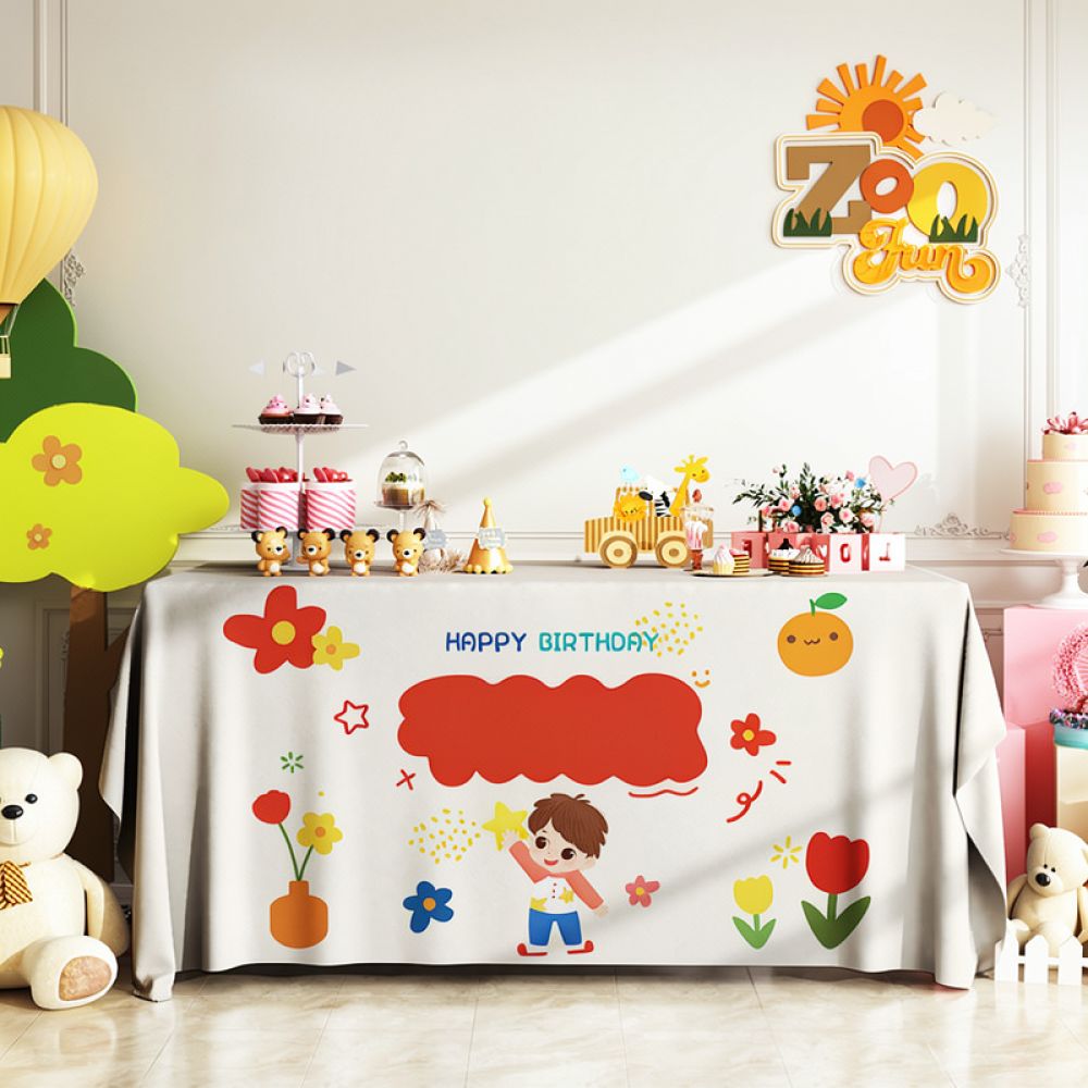 Toalha de mesa festiva, decora - Dessert Table Backdrop avaliação e preço