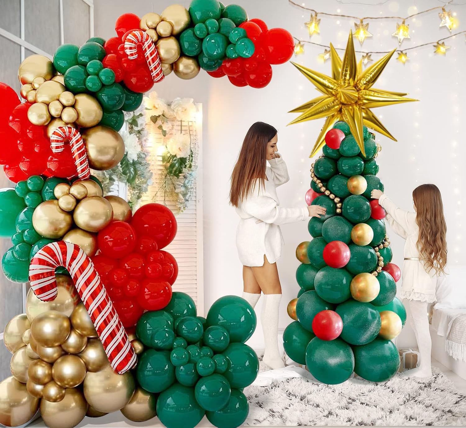 Kit de Arco de Balões de Natal - Balloon Arch Kit avaliação e preço